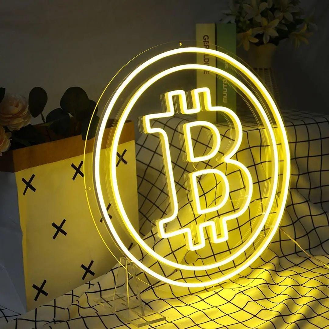 Bitcoin Circle LED Neon Sign | Crypto Neon Wall Art | Stock Market Trader  Gift Decor | Neon Sign for Office, Game Room, Bar | Investor Gift - Etsy