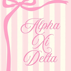 Alpha Xi Delta dorm sign