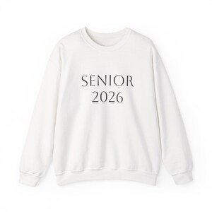 Senior 2026 Crewneck Sweatshirt | Cozy Graduation Gift, Unisex Sweatshirt, Student Apparel, Class of 2026, Graduation Celebration