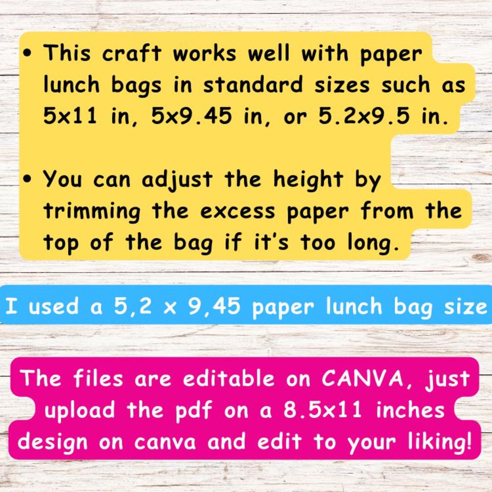 Gingerbread House Paper Bag Craft Printable & Editable Template
