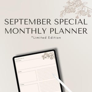 September 2025 Calendar Printable – Minimalist Monthly Planner | Aesthetic Neutral Design (Monday Start)