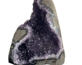 1PC Natürliche Amethyst Kristall Cluster Quarz Rohkristalle Heilstein Erz Mineral Wohnkultur Lila Füllhorn Feng Shui Stein