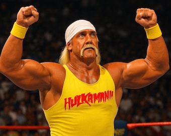 Hulkamania Logo PNG JPG Digital File