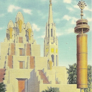 Vintage 1939 Golden Gate International Expo San Francisco  Postcard Mint Unused