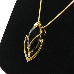 Vintage Rhinestone Pendant Necklace