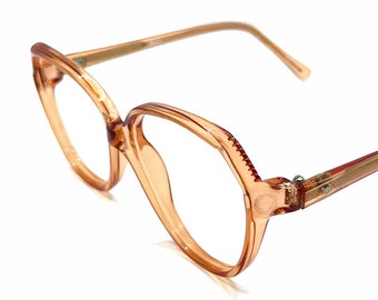 Vintage 1980s Orange Eyeglass Frames Never Used