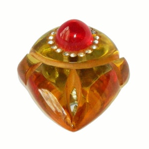 Vintage 1940er Jahre Kleiderclip aus Bakelit