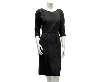 Wunderschönes 1960er Jahre Kleid vom Kleinen Schwarzen von R&K Originals Gr. 6