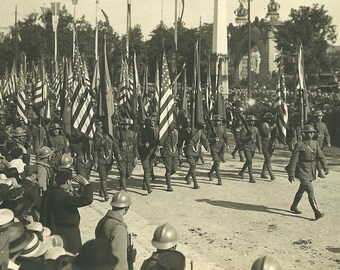 Antique French Postcard WW1 1919 Victory Day