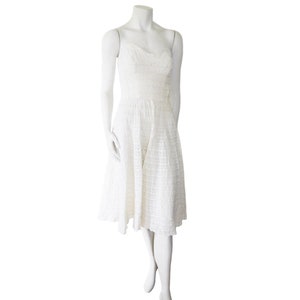 Vintage 1950s Cotton Lace Sundress