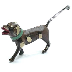 Vintage Lead Dog Toy Figurine
