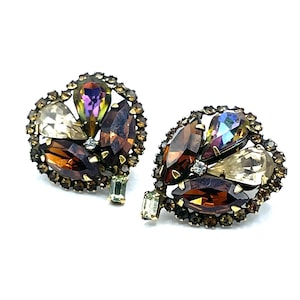 Vintage Vendome 1950s Rhinestone Earrings