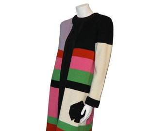 Vintage Mary McFadden Color Block Sweater