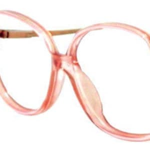 Vintage 1980s Pink Eyeglass Frames Never Worn image 1