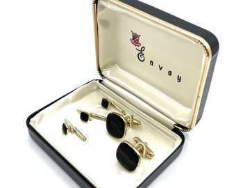 Vintage 1960s Cuff Links and Tuxedo Stud Set