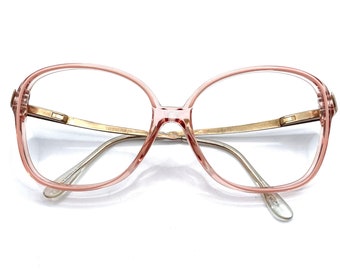 Vintage 1980s London Fog Pink Brillengestell ungetragen