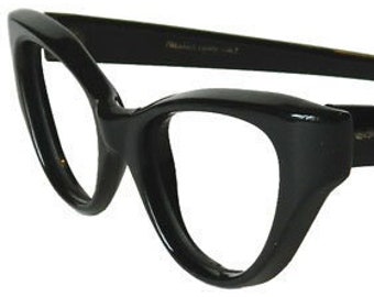 Vintage Italian Cat Eye Eyeglass Frames Never Worn Size Small