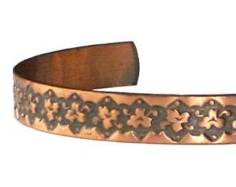 Vintage Copper Cuff Bracelet