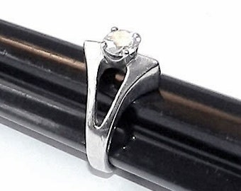 Vintage Sterling Silver Ring Size  6 1/2