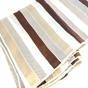 Vintage Echo Silk Striped Scarf