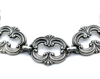 Vintage Bracelet Art Nouveau Sterling Silver