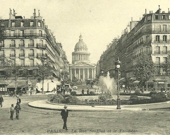 Ancienne carte postale de Paris France Le Panthéon