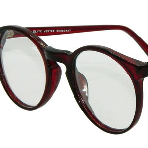 Vintage Burgundy Red Eyeglass Frames Never Used