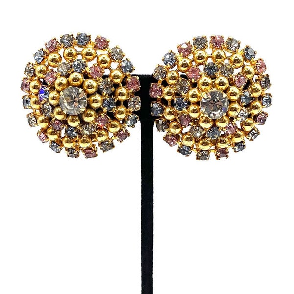 Vintage Alexis Kirk Rhinestone Earrings