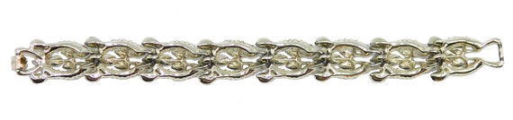 Vintage 1950s Coro Rhinestone Vine Bracelet - image 4