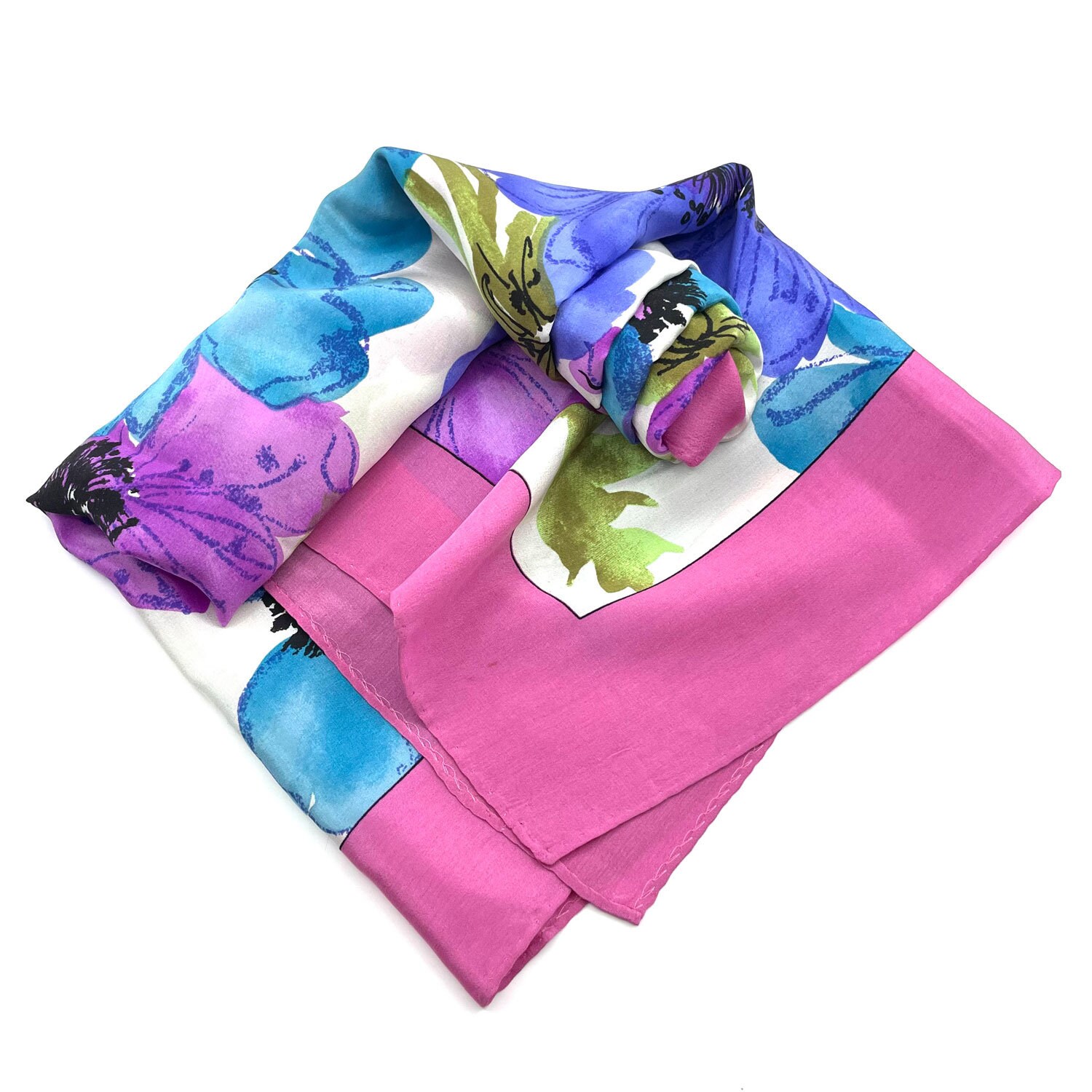 Vintage Silk Designer Scarf by Hanae Mori - Etsy
