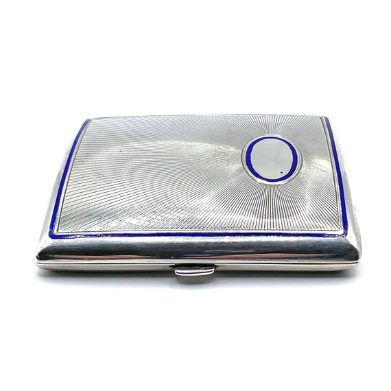 Vintage 900 Silver Cigarette Case Wallet - image 8