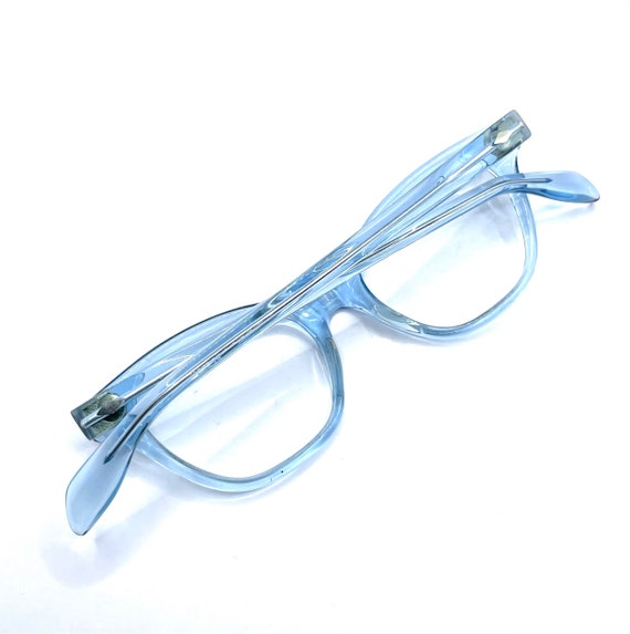 Vintage 1950s Blue Cat Eye Eyeglass Frames Unworn - image 10
