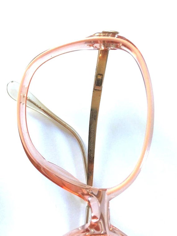 Vintage 1980s Pink Eyeglass Frames Never Worn - image 5