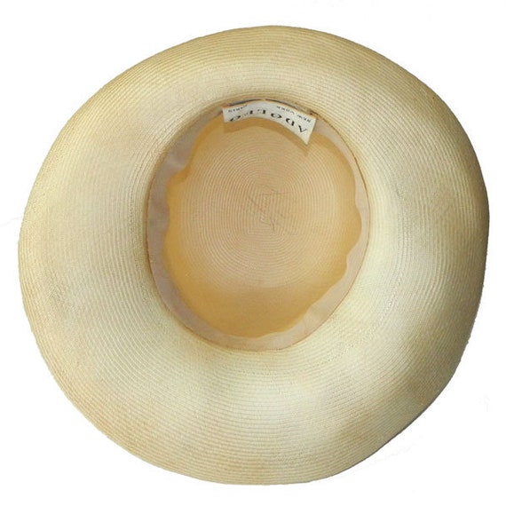 Vintage 1960s Adolfo Designer Daisy Floral Sun Hat - image 4