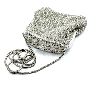 Vintage 1950s Rhinestone Handbag
