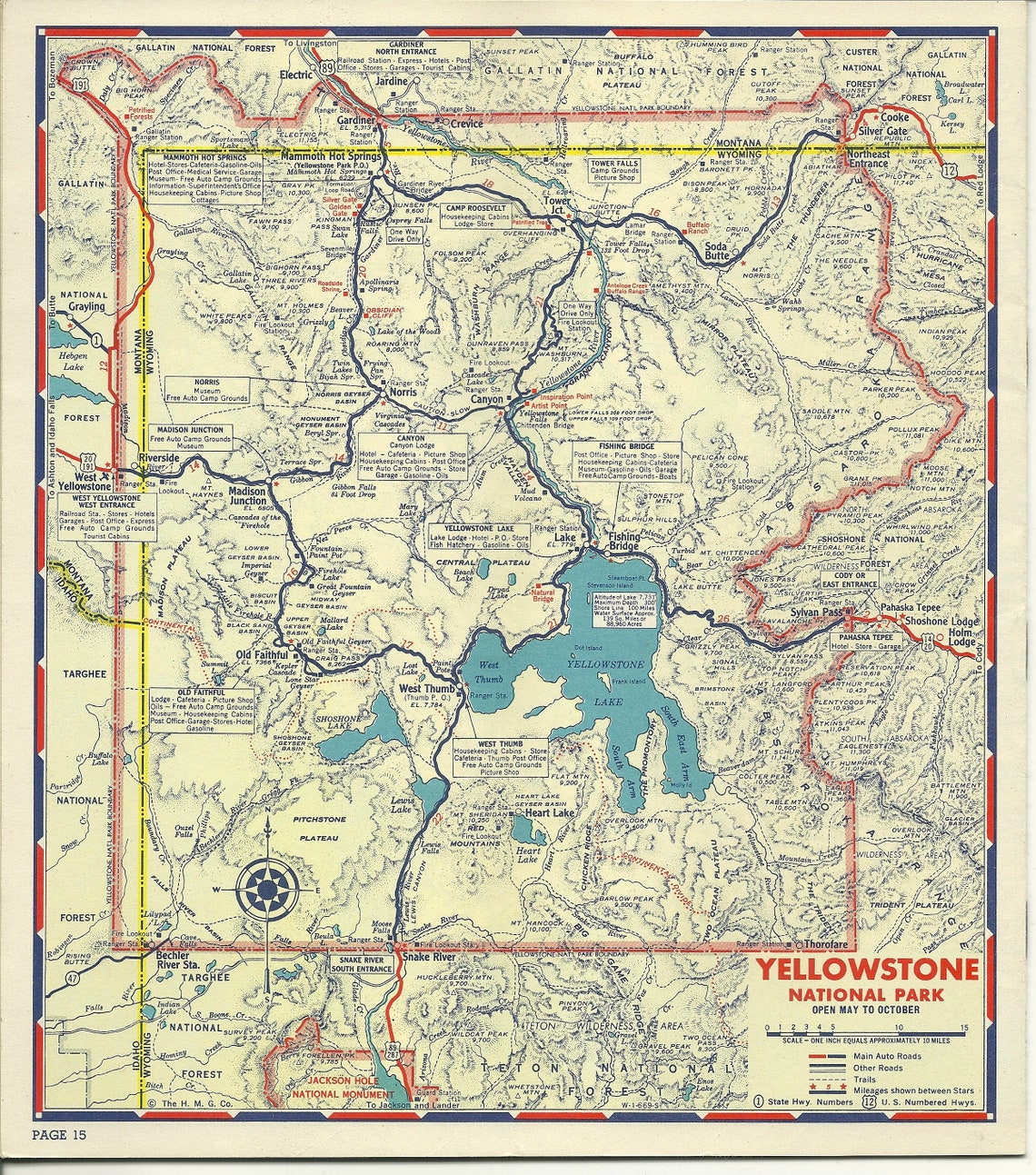 Vintage 1940s Idaho Touring Highway Map Chevron - Etsy