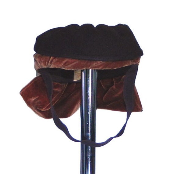 Vintage 1940s Brown Tilt Hat