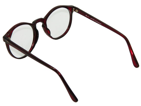 Vintage Burgundy Red Eyeglass Frames Never Used - image 3