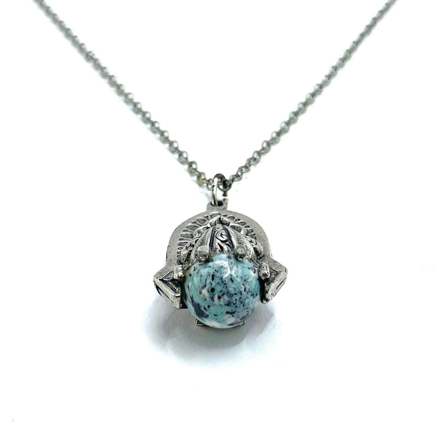 Collier Fantaisie Vintage Années 70 - Style Bohème Multicolore - Occasion - Pièce Rare Et Décorée