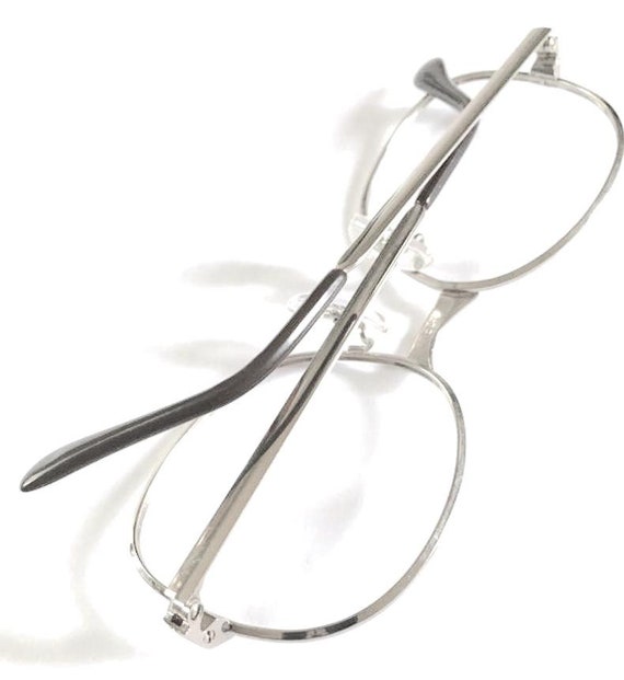 Vintage 1980s Silver Metal Eyeglass Frames Never … - image 6