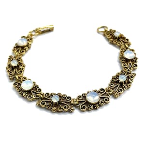 Vintage Florenza cabochon-armband uit de jaren 1950