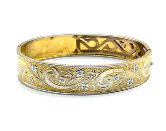 1930s Gold Filled Bangle Bracelet