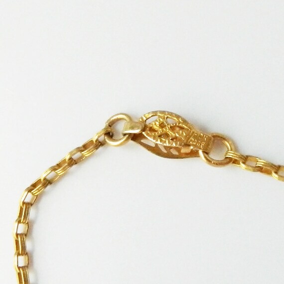 Vintage 1940s Gold Filled Art Nouveau Necklace - image 8