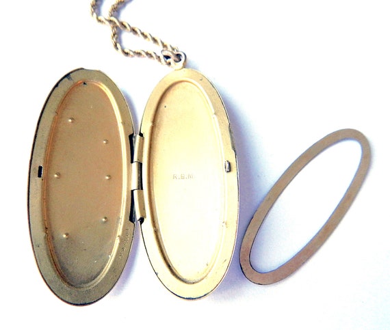 Antique Edwardian Locket Pendant Necklace - image 7