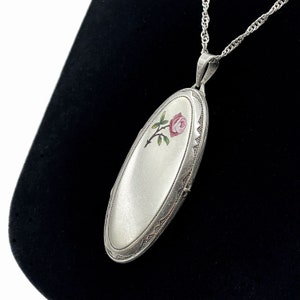 Vintage Locket Nickel Silver