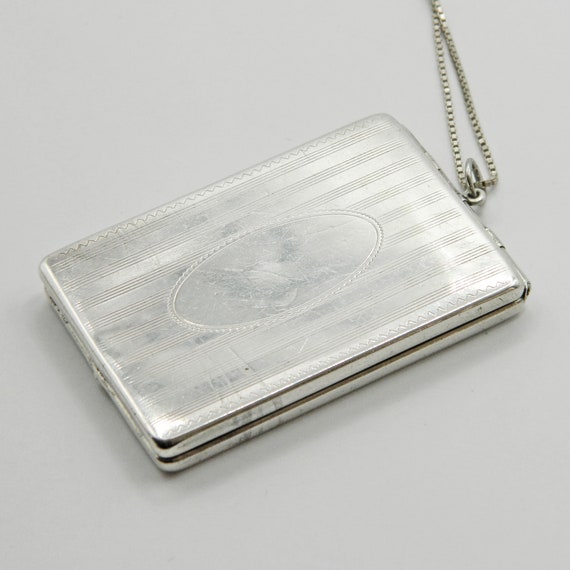 Antique Sterling Picture Frame Multi Photo Locket Pen… Gem