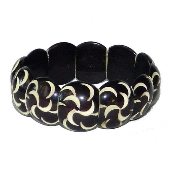 Vintage 1930's Celluloid Expansion Bracelet