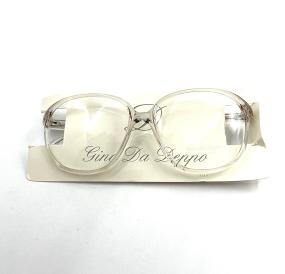 Vintage 1980s Clear Italian Eyeglass Frames - image 9