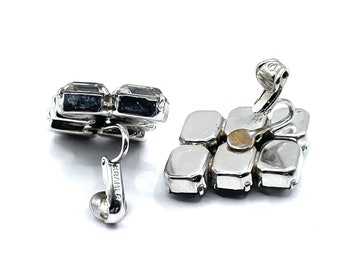 1950年代のヴィンテージクレイマーラインストーンイヤリング - Etsy 日本