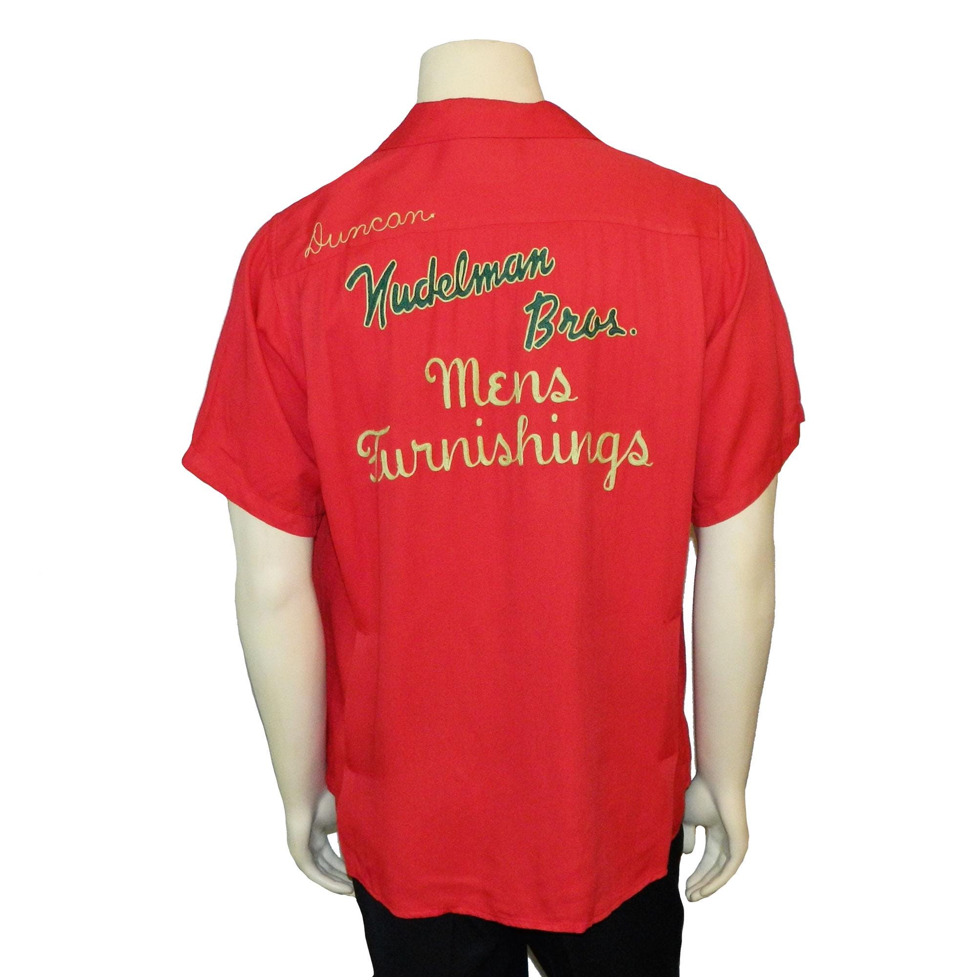 Vintage 1950s King Louie Chain Stitched Bowling Shirt - Etsy